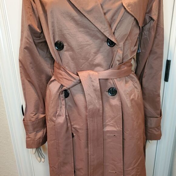 A New Day  Long Sleeve Banded Cuff Trench Coat - Picture 8 of 13